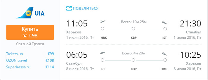 Харків - Стамбул - Харків