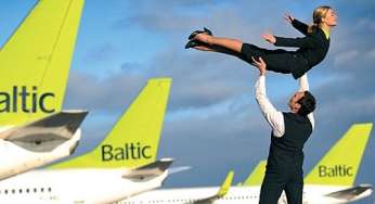 Розпродаж у airBaltic: 300 000 авіаквитків за ціною від 15€