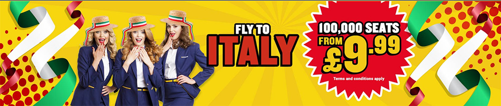 Ryanair розпродаж в Італію