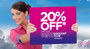 Знижка 20% на УСЕ для учасників Wizz Discount Club! Зі Львова або Харкова у Катовіце від 9.21€!