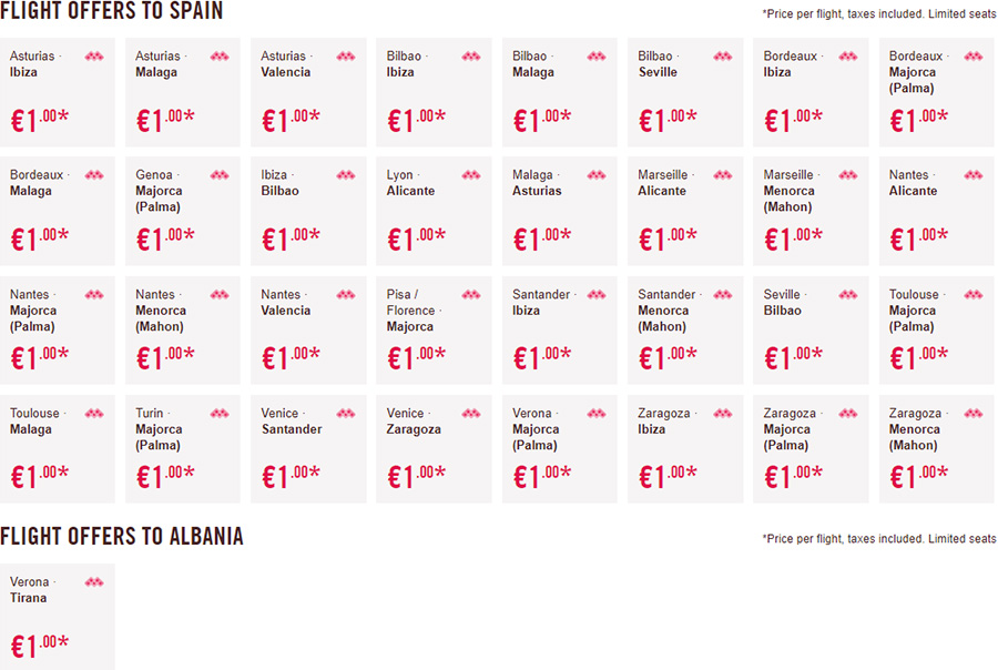 Дешеві квитки Volotea у Іспанію та Албанію