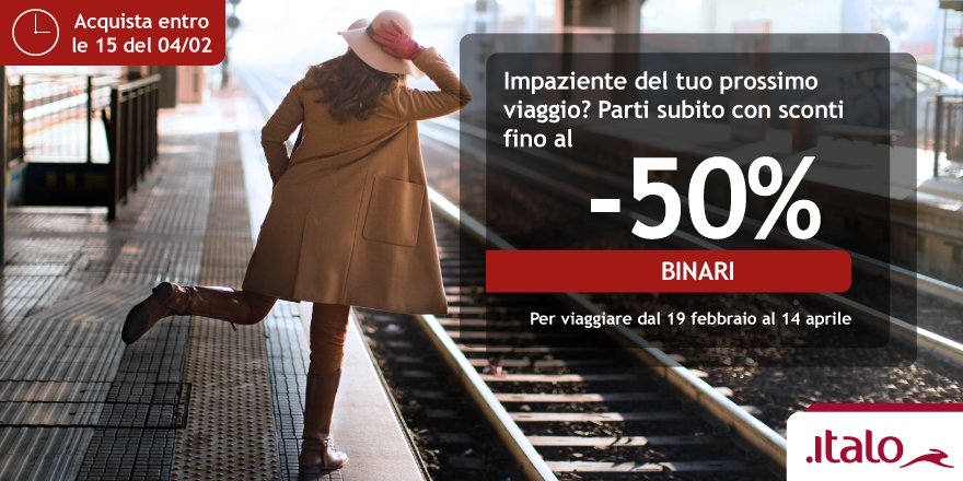 Italo розпродаж залізничних квитків