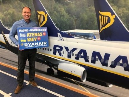 Новий напрямок Ryanair в Мадрид