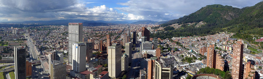 Панорама міста Богота (Колумбія)