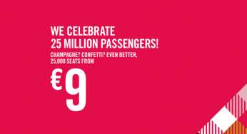 Volotea: розпродаж 25 000 авіаквитків у Європі по €9!