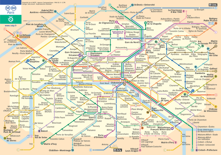 shema metro parizha