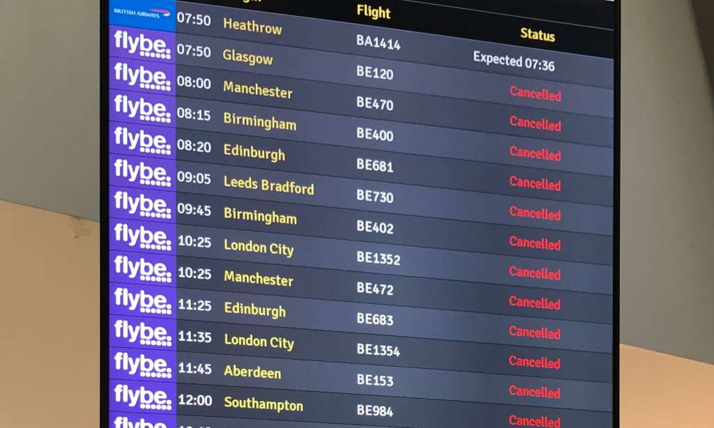 Flybe cancelled